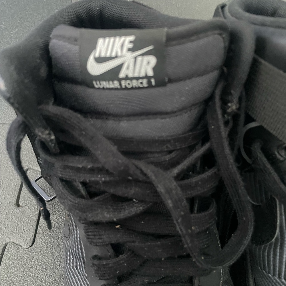 Nike Air Force 1 Lunar Women shoes size 7 High Top Wedge Sneakers - Picture 5 of 8